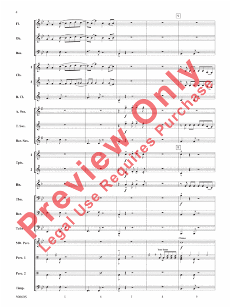 Made You Look Made You Look Concert Band scores gallery preview page 5