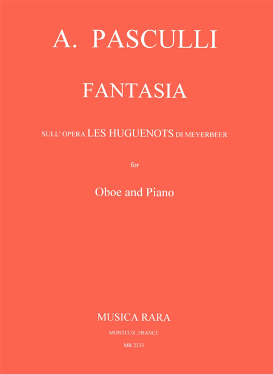 Fantasia on the Opera “Les Huguenots” by Meyerbeer Piano scores gallery preview page 1