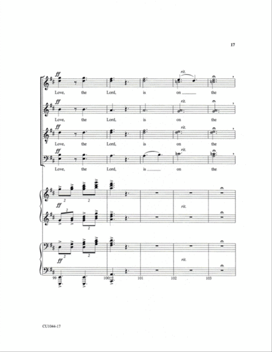 People, Look East - SATB 4-Part scores gallery preview page 11