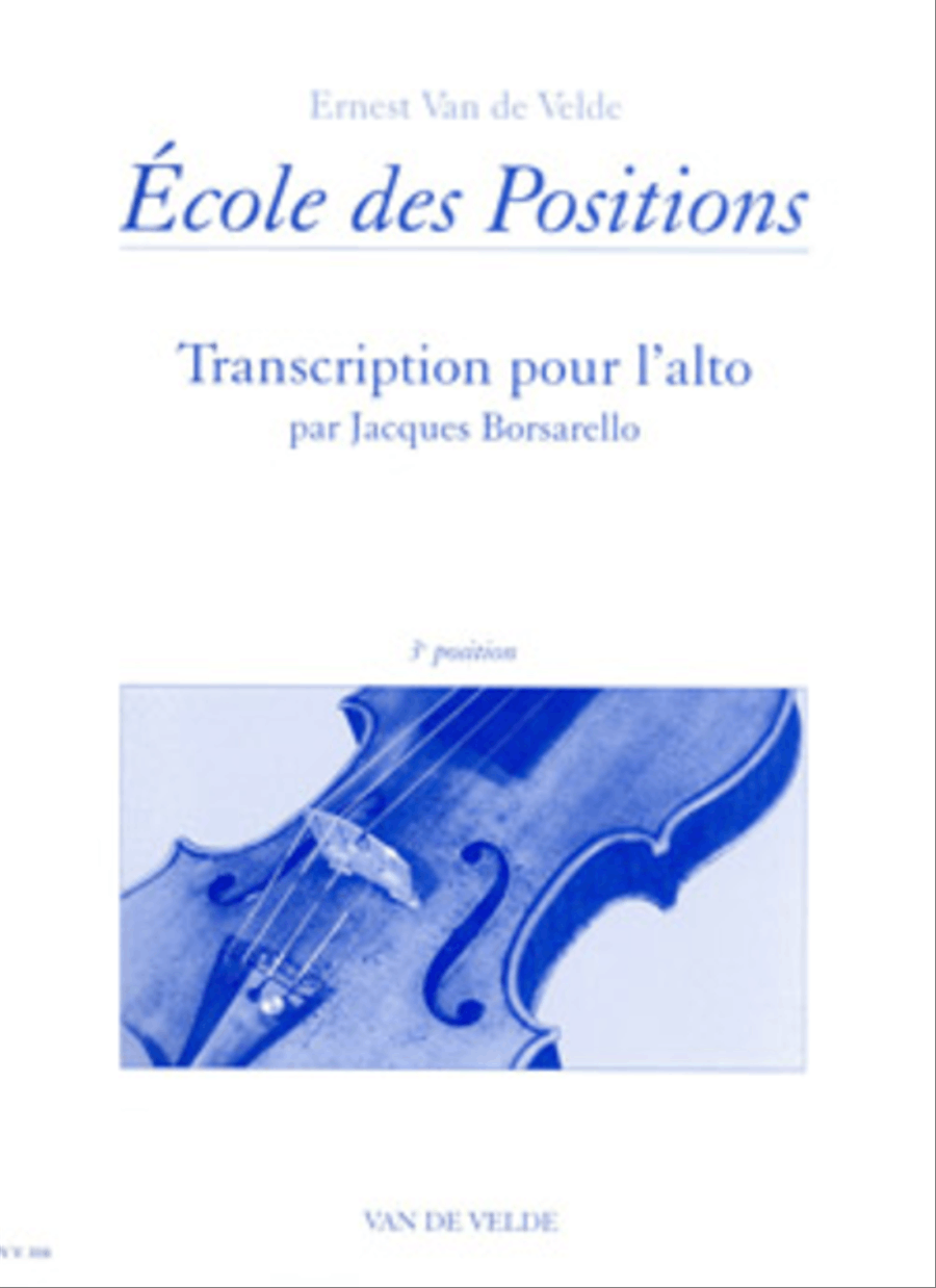 Ecole Des Positions 3rd Viola Solo scores gallery preview page 1