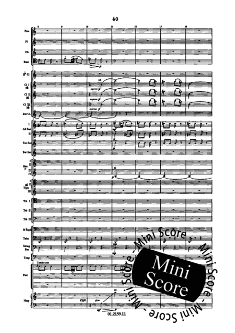 Dance Suite Concert Band scores gallery preview page 48