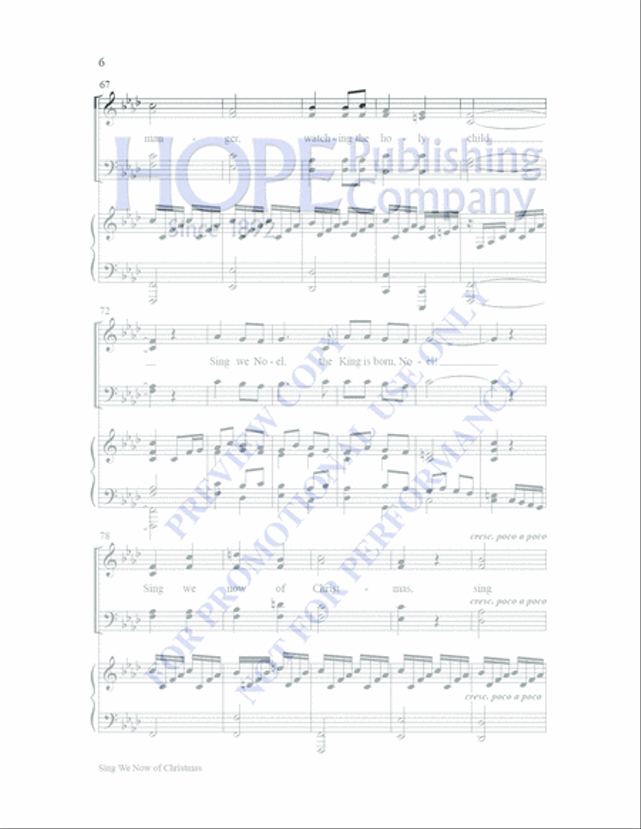 Sing We Now of Christmas Sing We Now of Christmas 4-Part scores gallery preview page 5