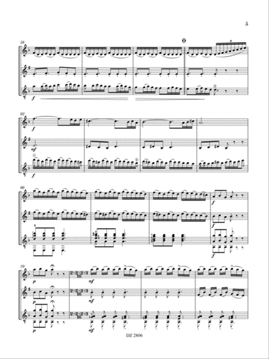 Bribes levantines Clarinet scores gallery preview page 5