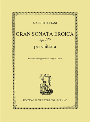 Book cover for Gran Sonata Eroica Sc 150 Per Chitarra (13)