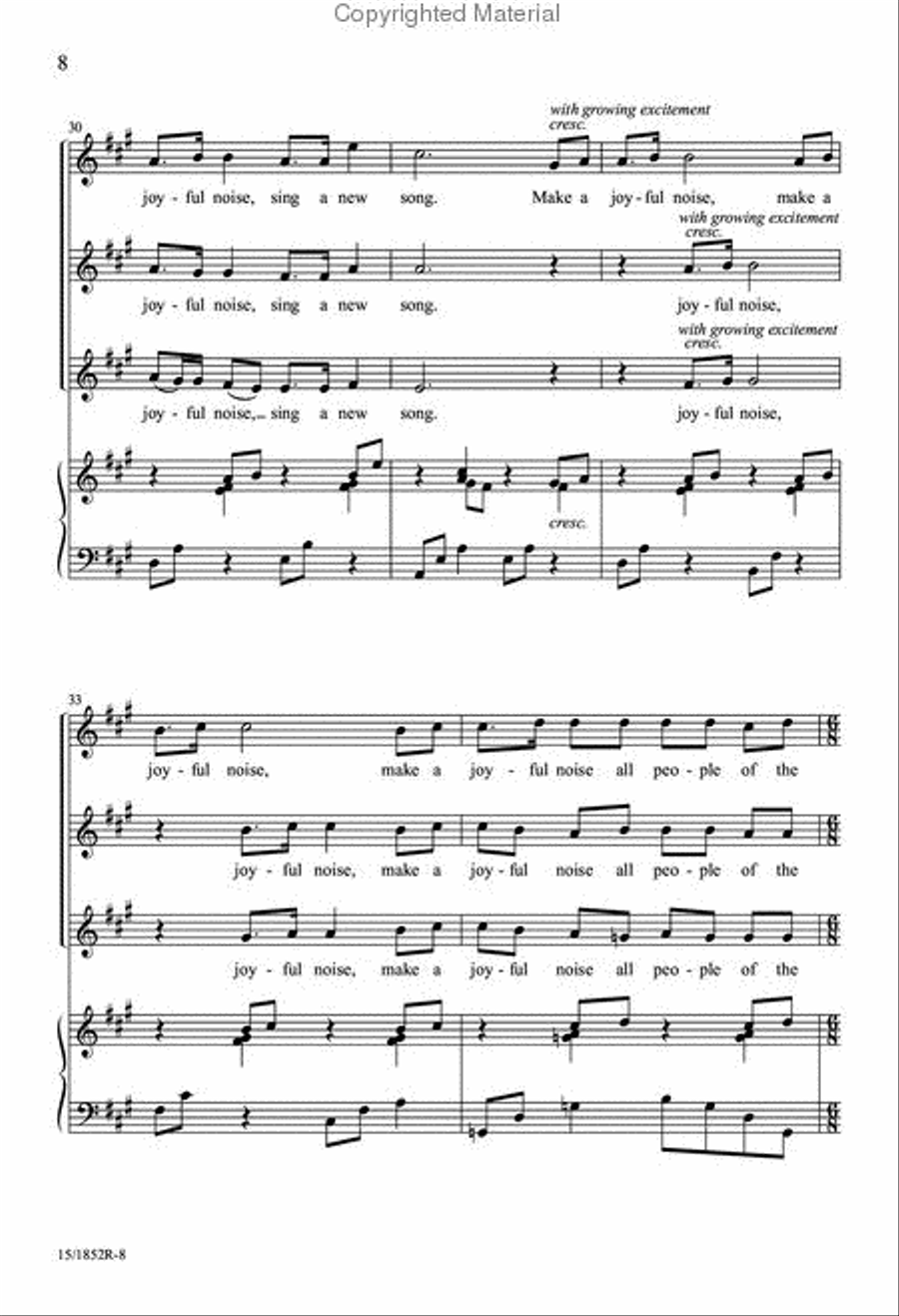 Cantate Cantate SSA scores gallery preview page 7