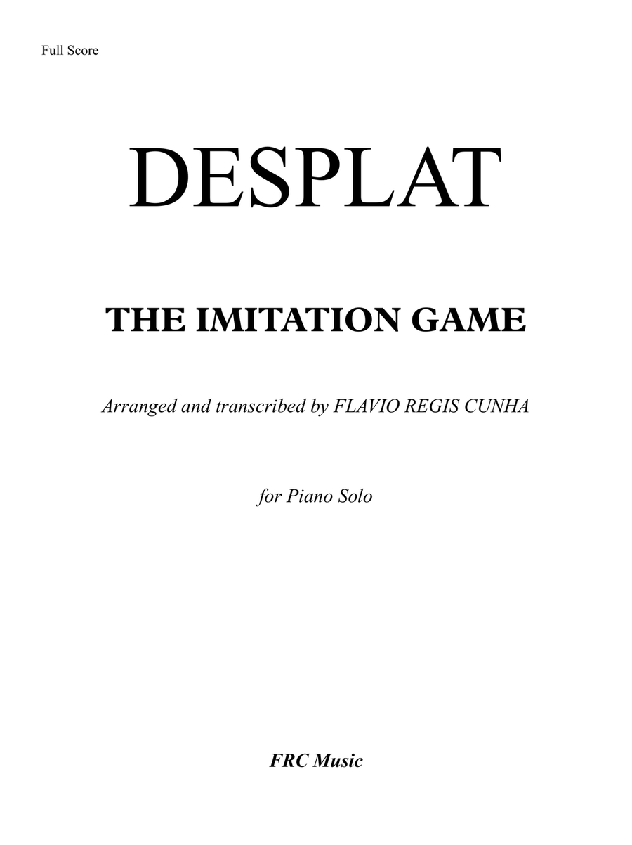 The Imitation Game Piano Solo scores gallery preview page 2