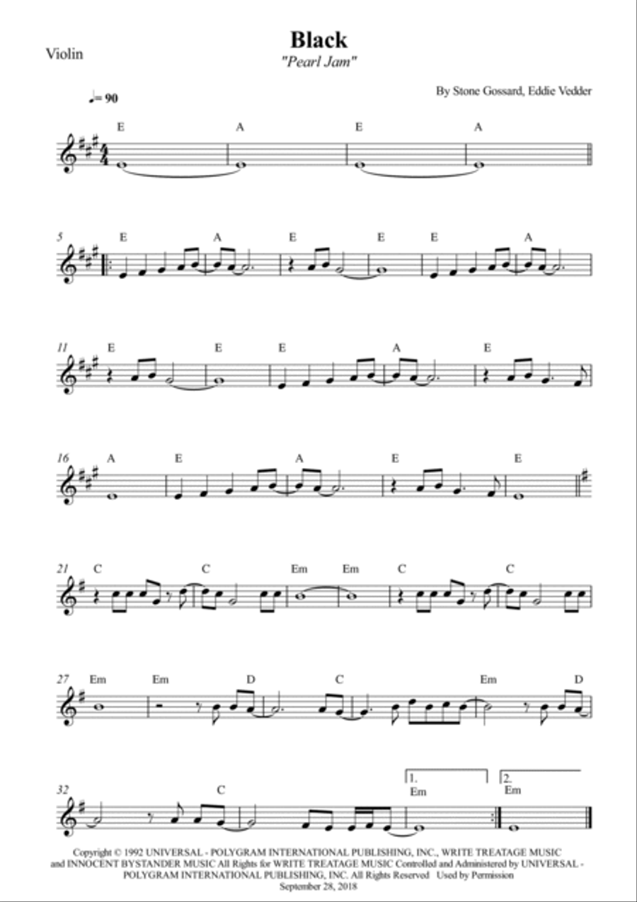 Black Violin Solo scores gallery preview page 3