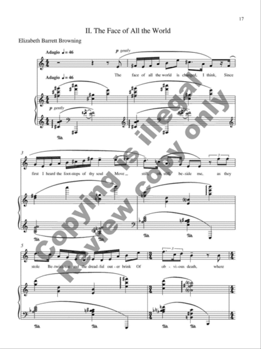Collected Songs for Soprano and Piano Soprano Voice scores gallery preview page 5