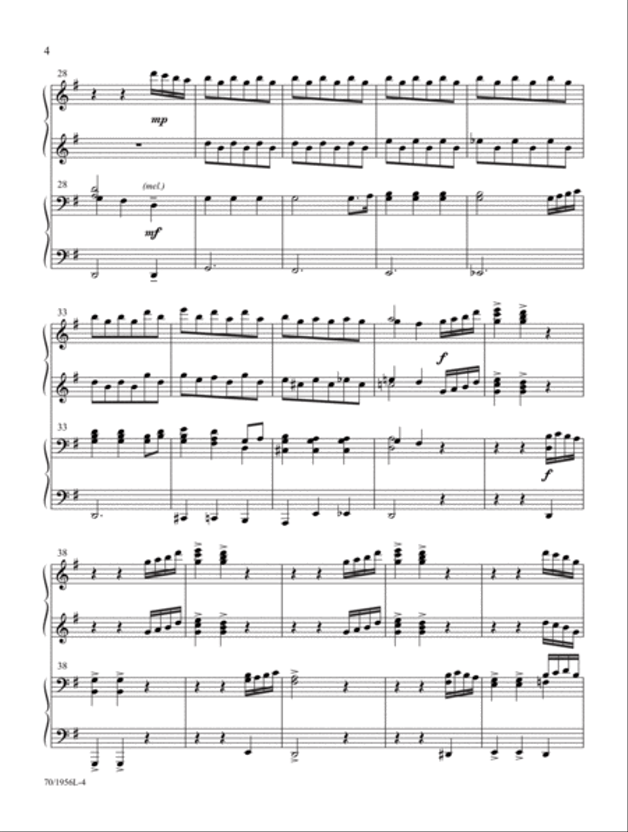 Praises and Prayers Piano Duet scores gallery preview page 4