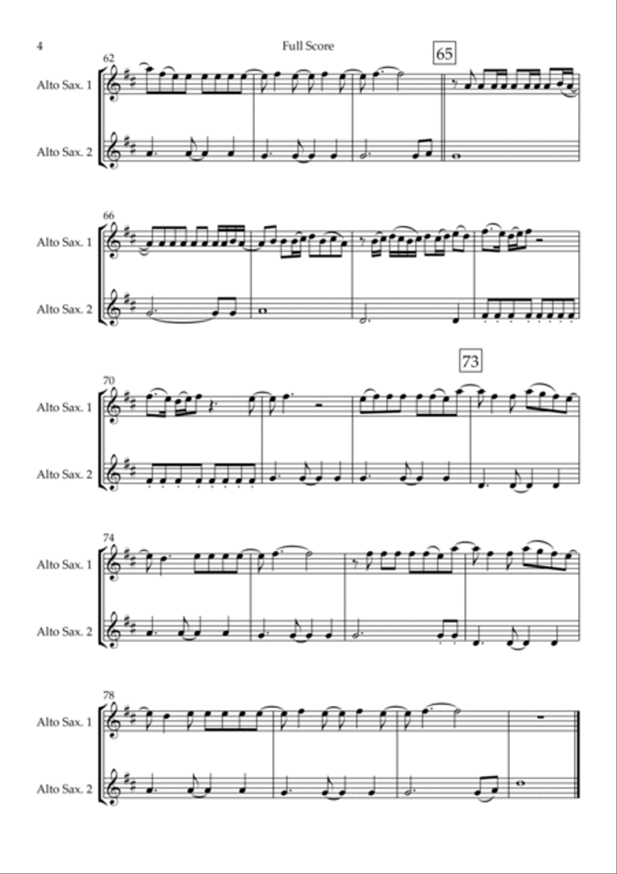 Empire State Of Mind Empire State Of Mind Woodwind Duet scores gallery preview page 4