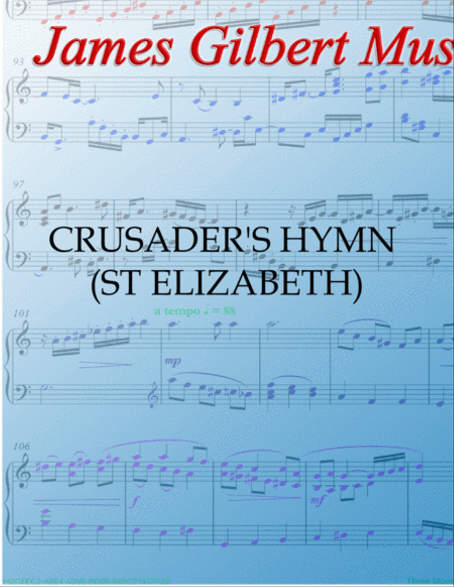ST ELIZABETH - CRUSADER'S HYMN (Fairest Lord Jesus) Small Ensemble scores gallery preview page 3