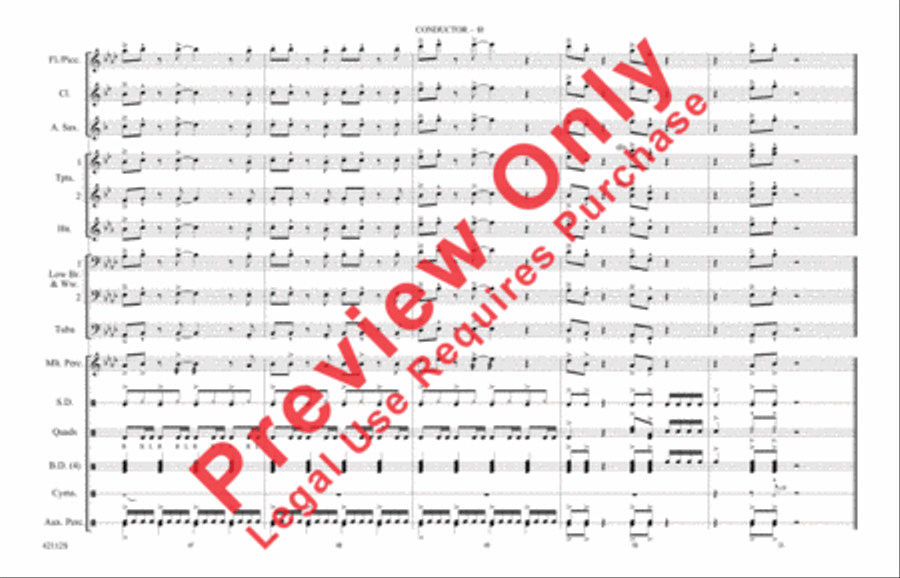 Strutter Strutter Marching Band scores gallery preview page 11