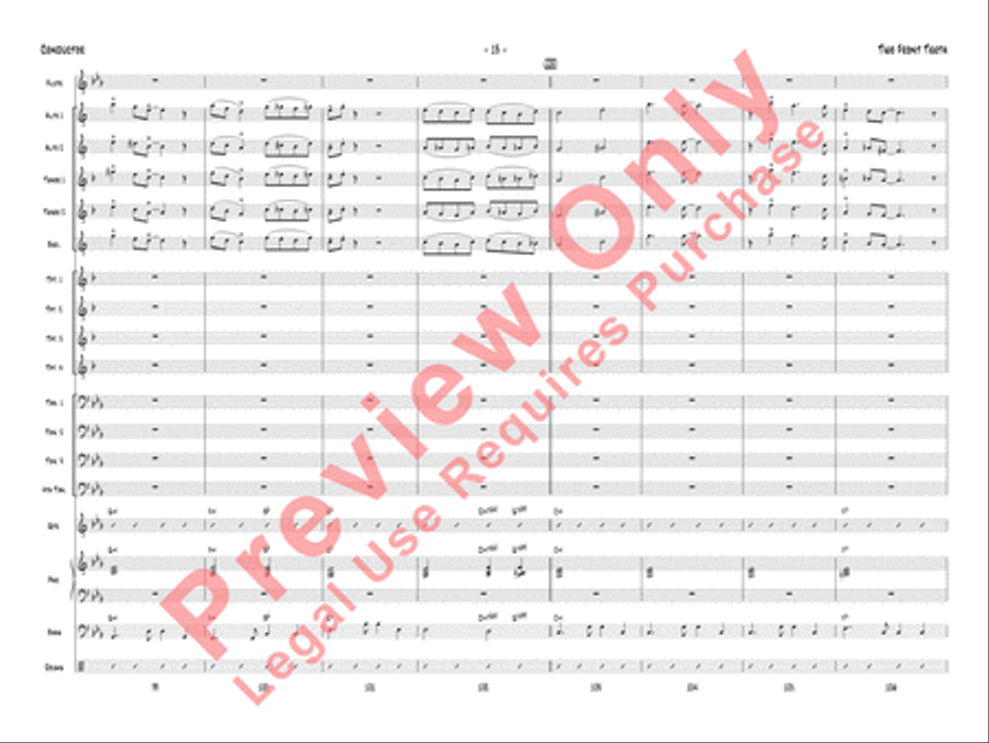 Two Front Teeth Two Front Teeth Jazz Ensemble scores gallery preview page 16