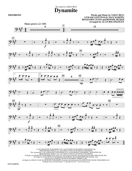 Dynamite (arr. Alan Billingsley) - Trombone