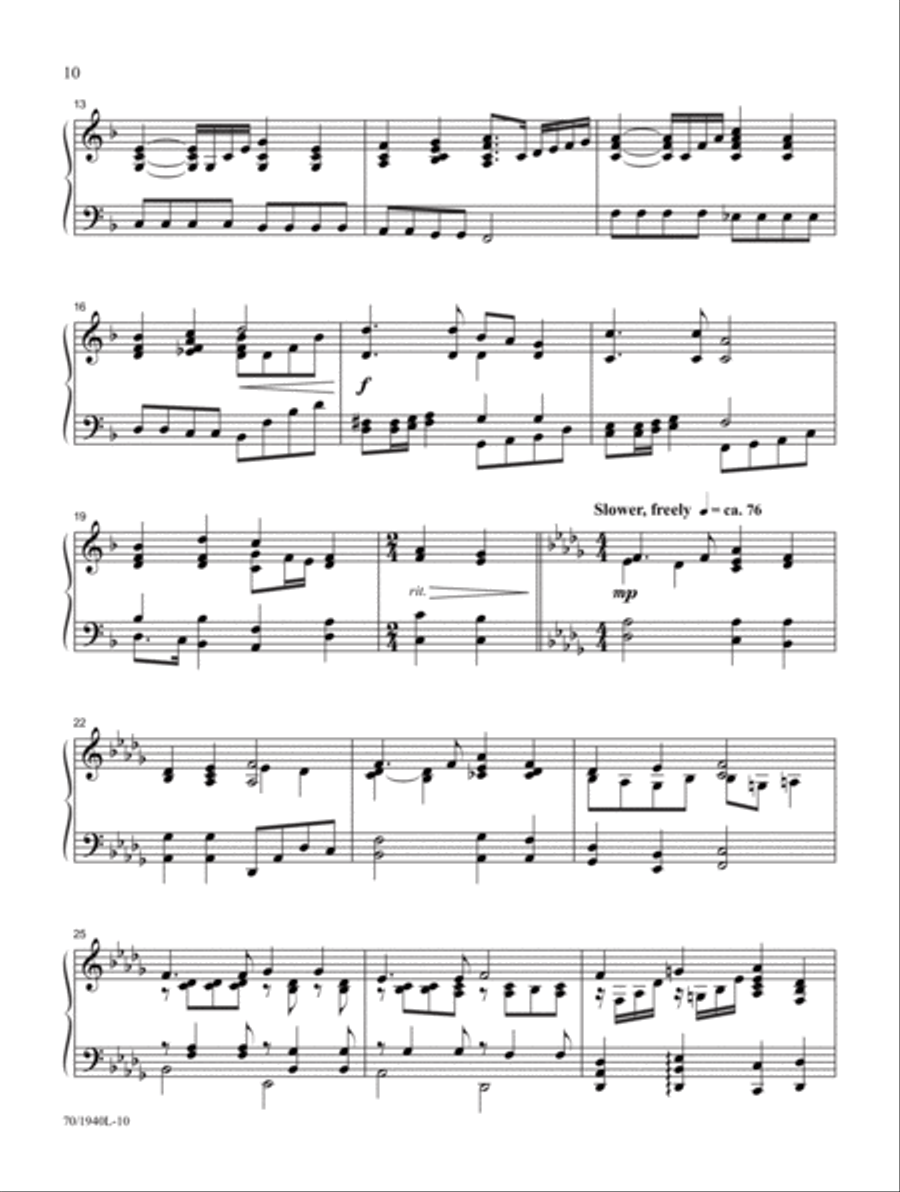 Mark Hayes Miniatures Piano Solo scores gallery preview page 8