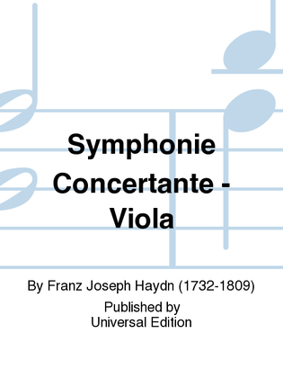 Symphonie Concertante - Viola