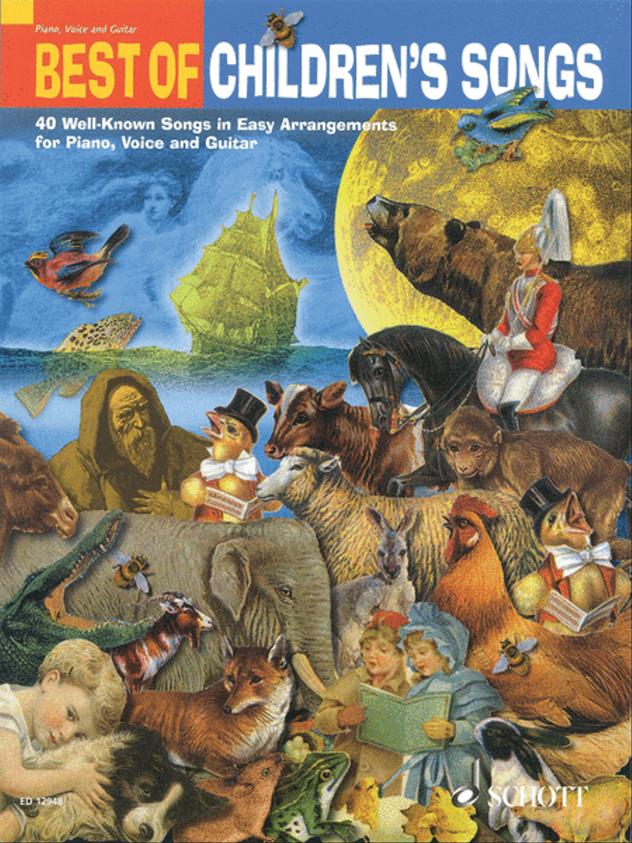 Best of Children's Songs Piano, Vocal, Guitar scores gallery preview page 1