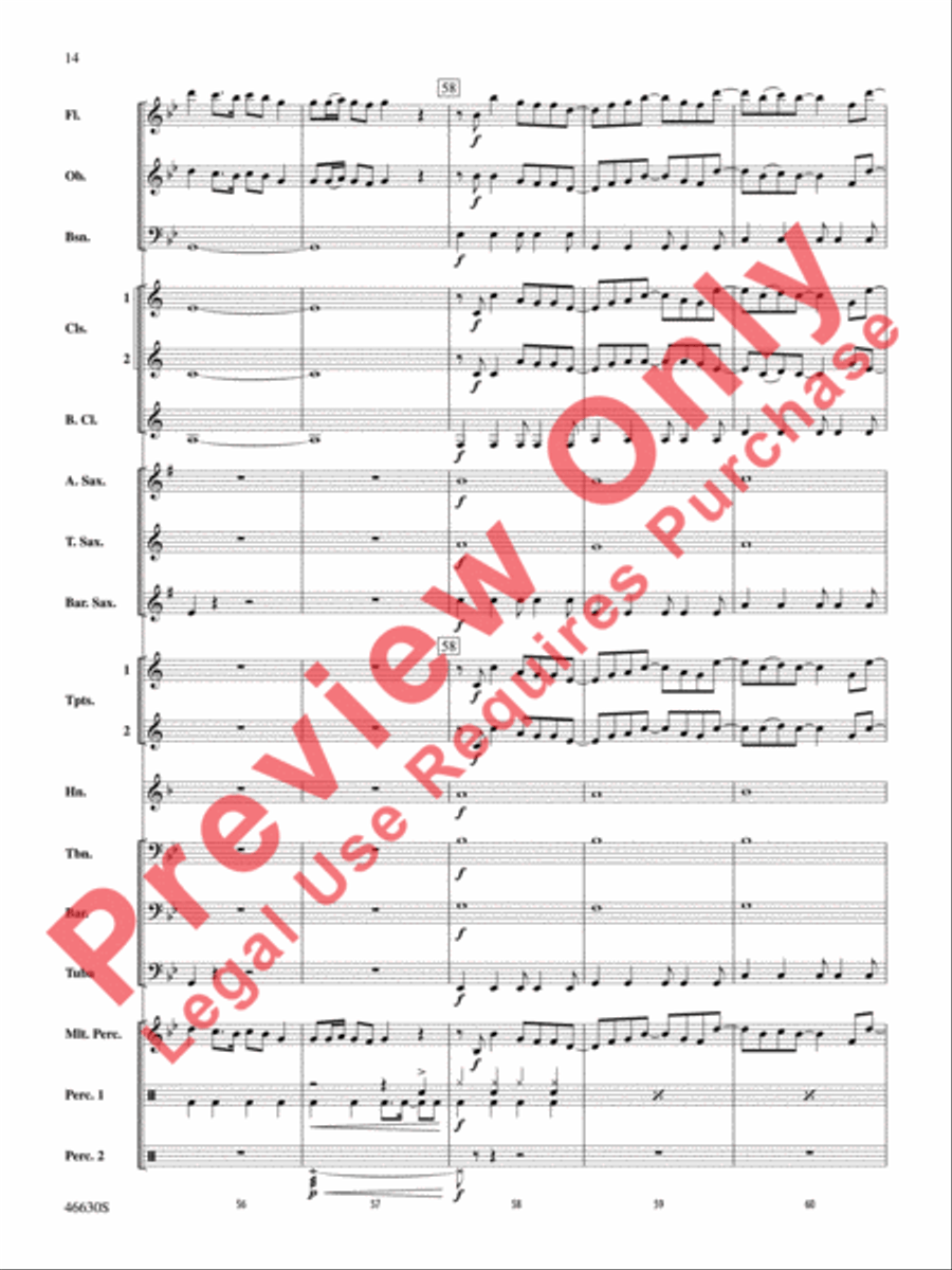 The LEGO Ninjago Movie: Selections from the Motion Picture Soundtrack Concert Band scores gallery preview page 15