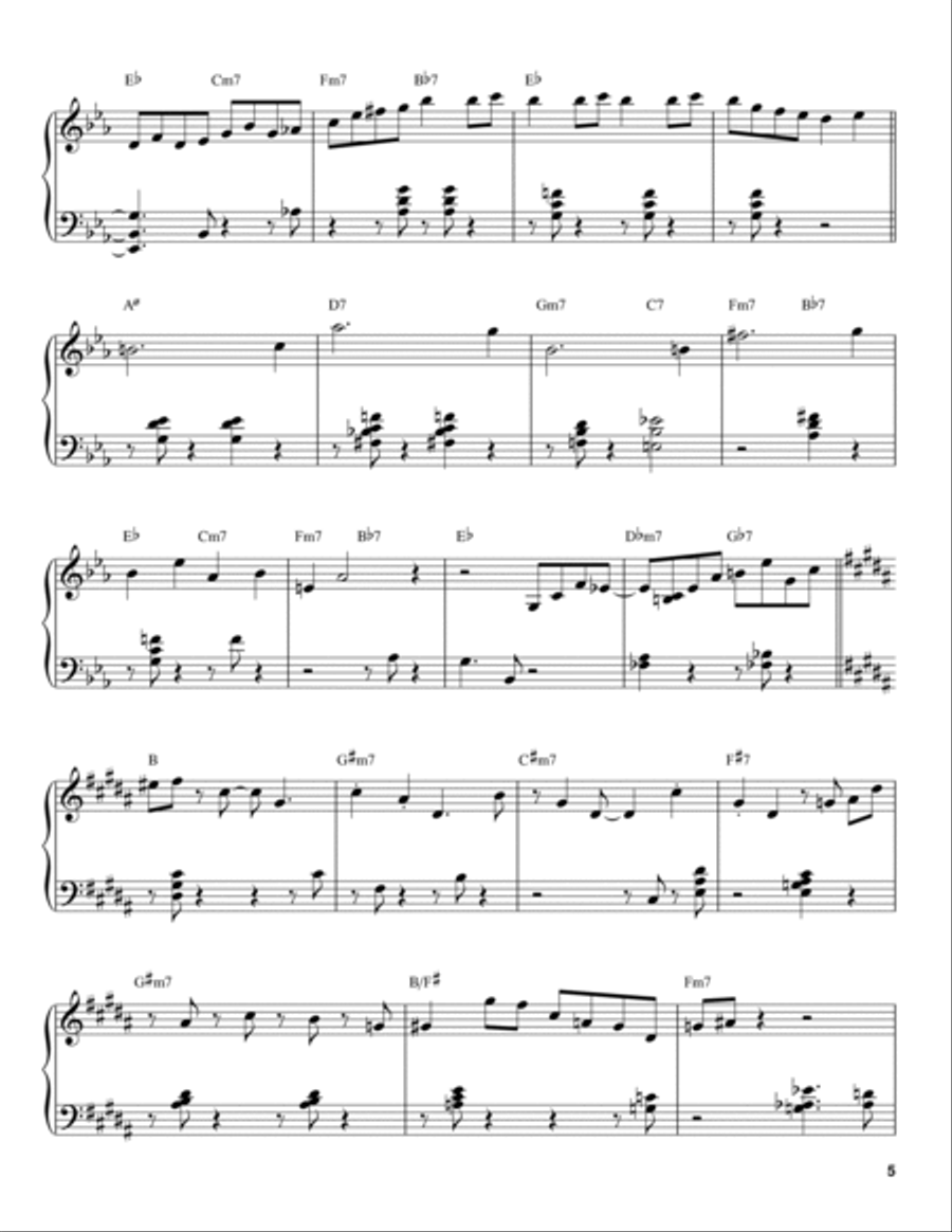 The Best Thing For You Piano scores gallery preview page 5