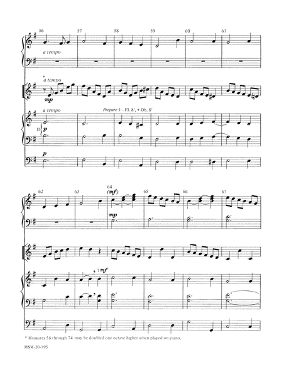 O Jesus Sweet, O Jesus Mild Handbell Choir scores gallery preview page 6
