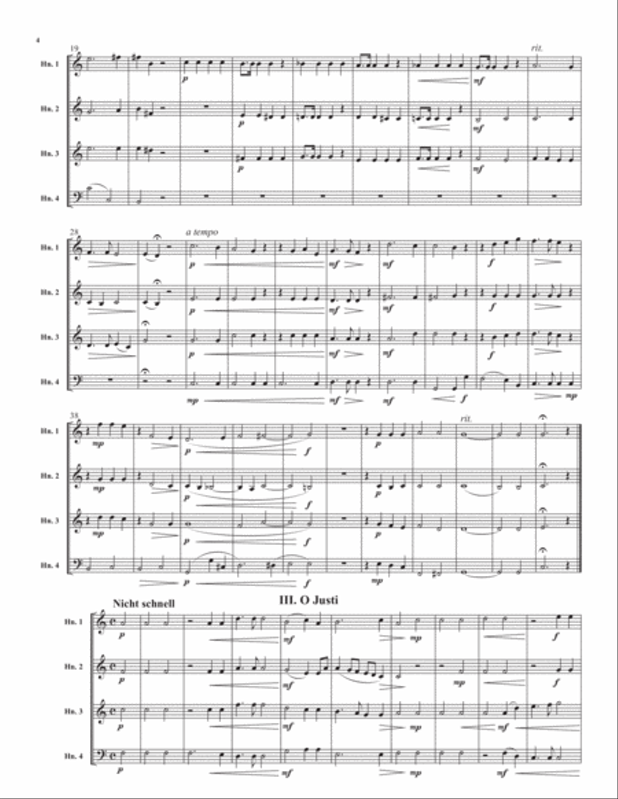 Bruckner Suite Horn scores gallery preview page 5