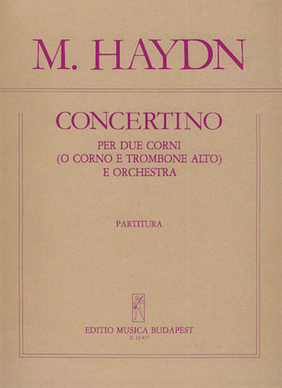 Concertino Per Due Corni E Orchestra