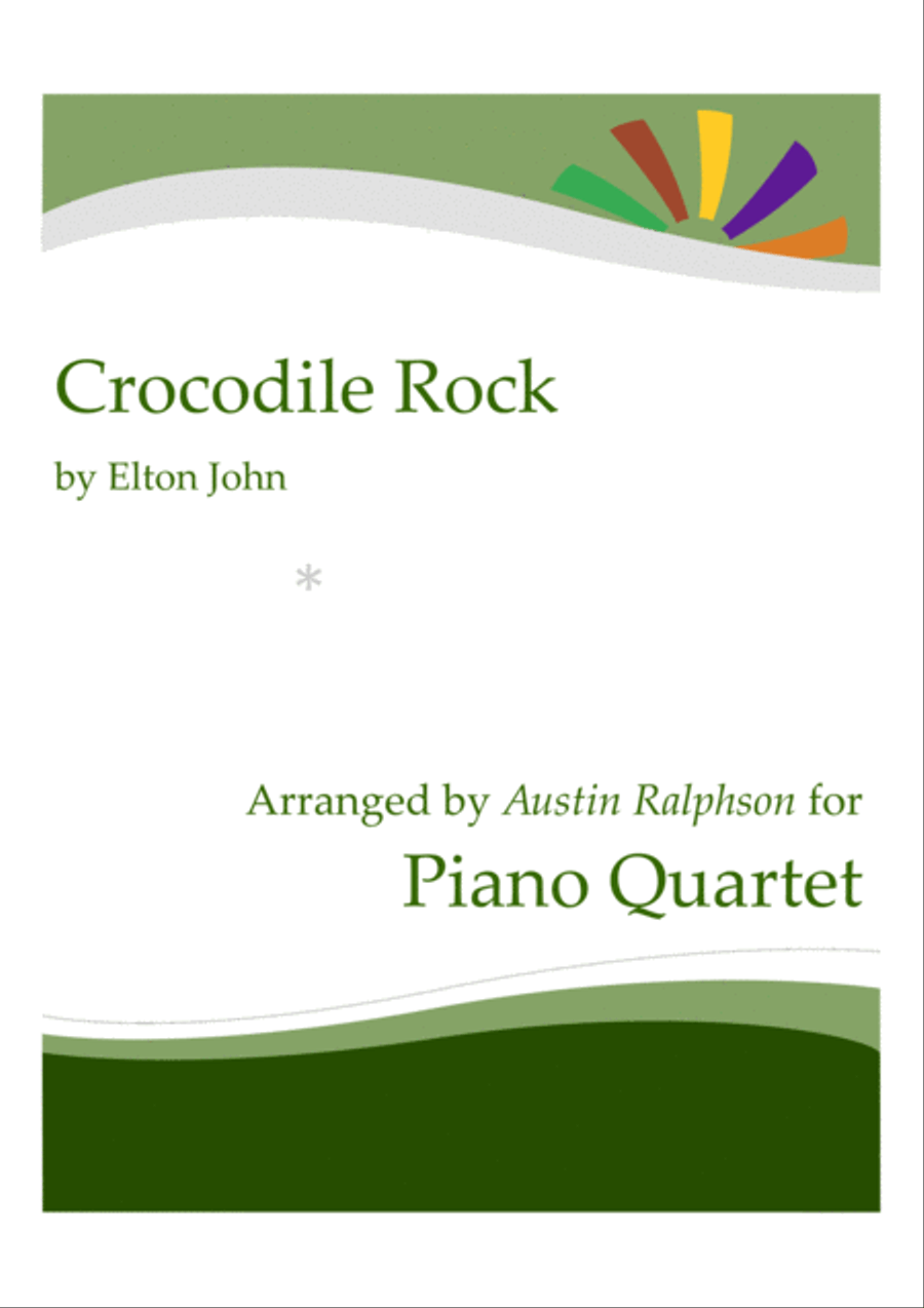 Crocodile Rock Piano Quartet scores gallery preview page 1