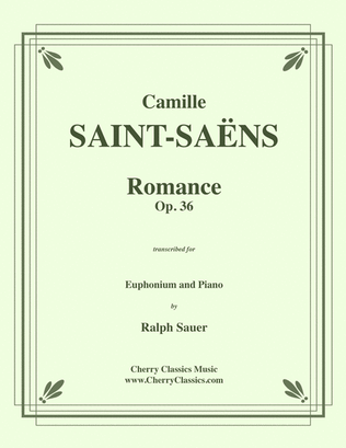 Romance, Opus 36 for Euphonium & Piano