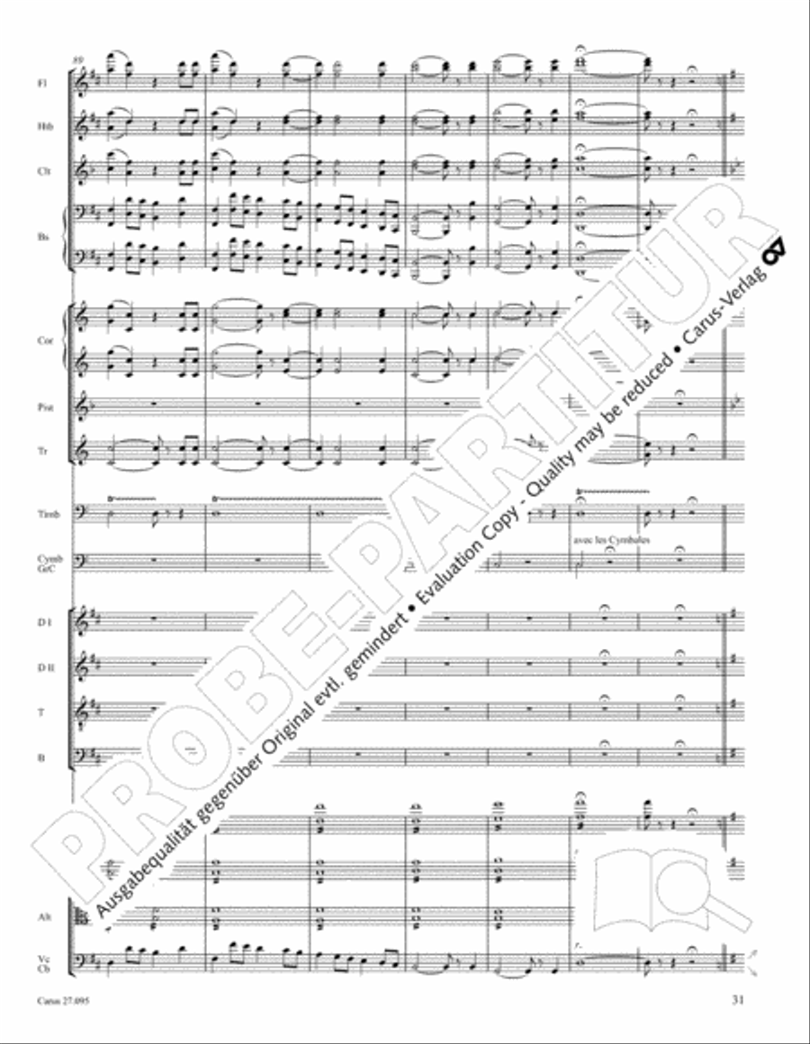 Messe solennelle de sainte Cecile STB scores gallery preview page 44