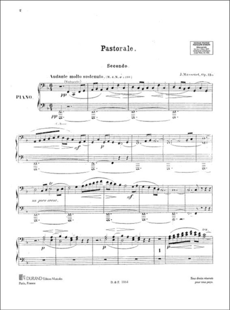 Premiere Suite D'Orchestre En Quatre Parties,Op 13