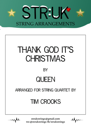 Book cover for Thank God It's Christmas