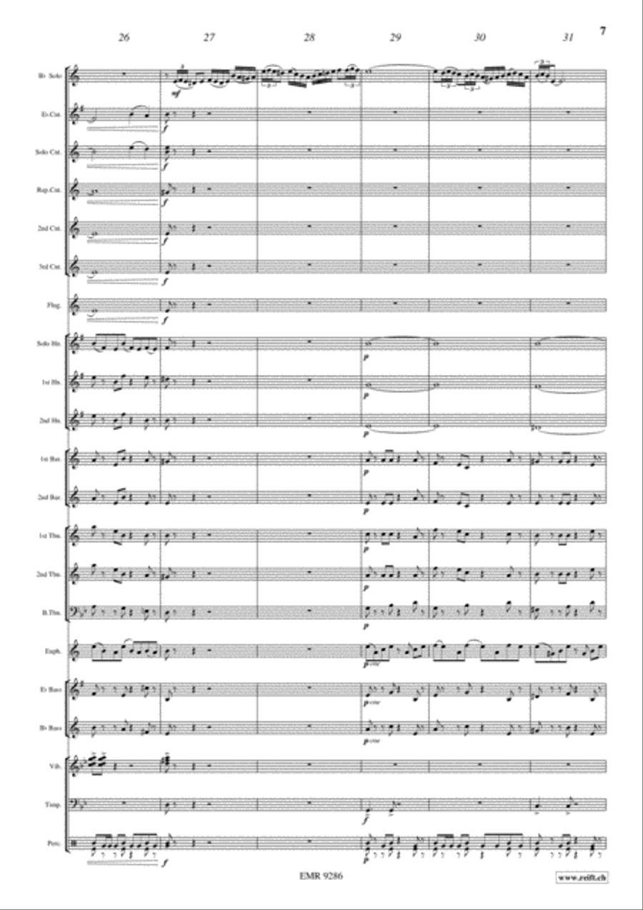 Fantasia del Tango Brass Band scores gallery preview page 7