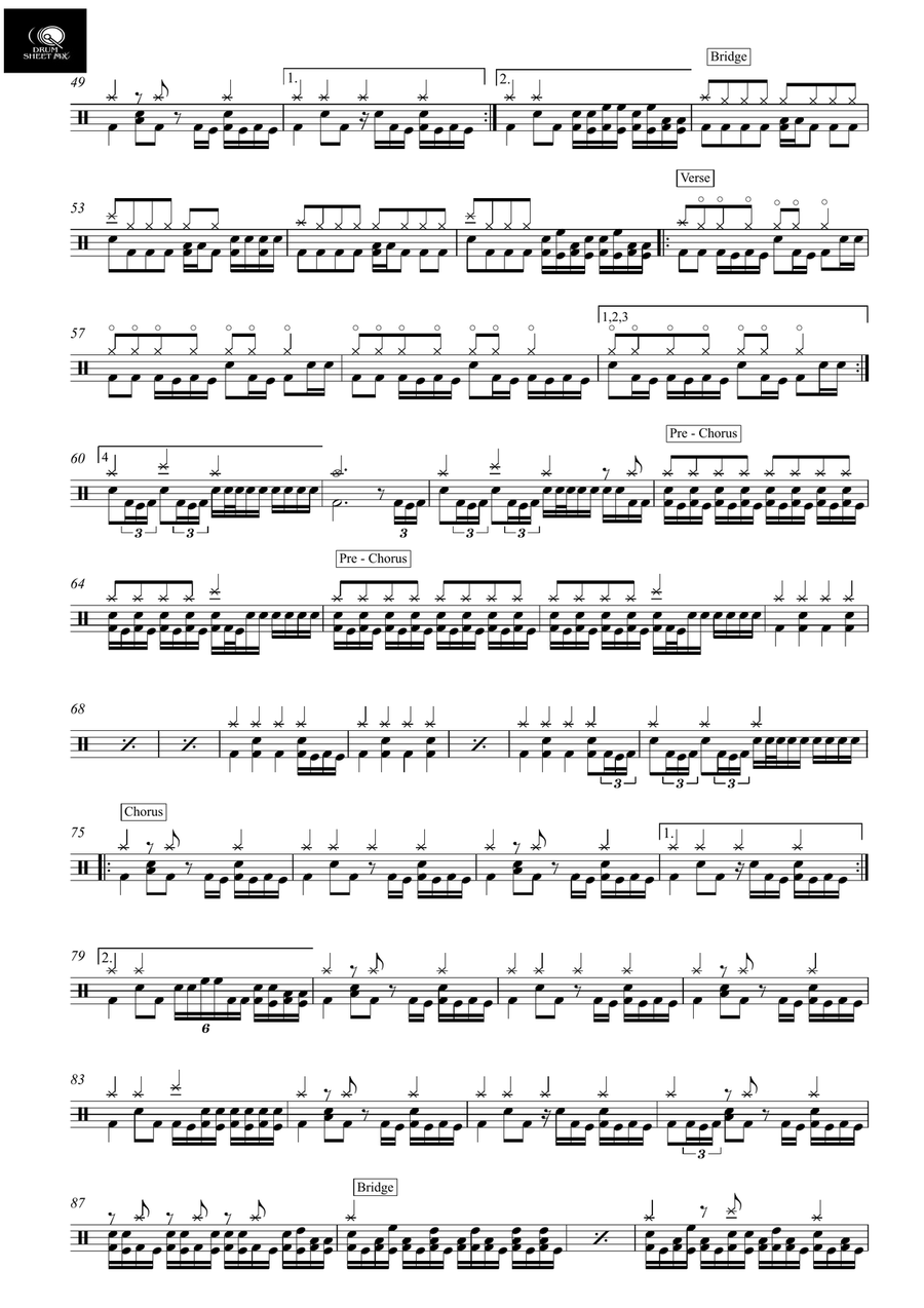 Custer Drum Set scores gallery preview page 2