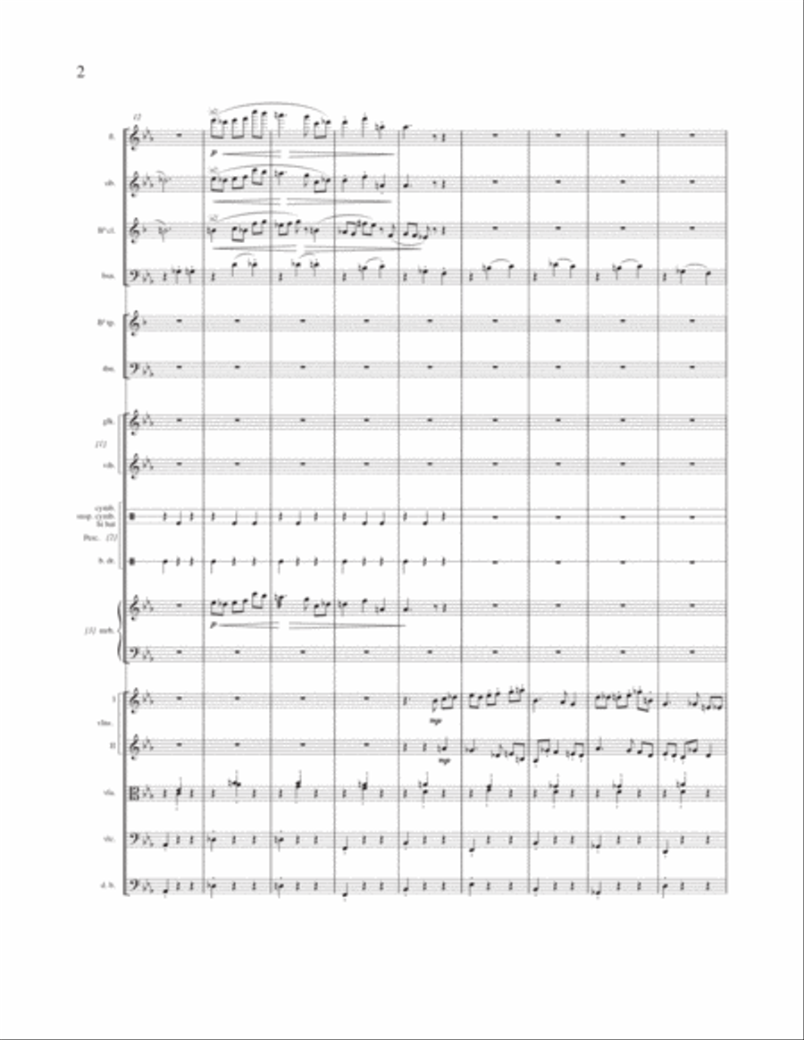 Spooky Waltz from Three Dances for Halloween (full set) Full Orchestra scores gallery preview page 6