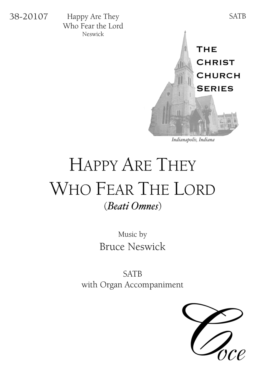 Happy Are They Who Fear The Lord 4-Part scores gallery preview page 1