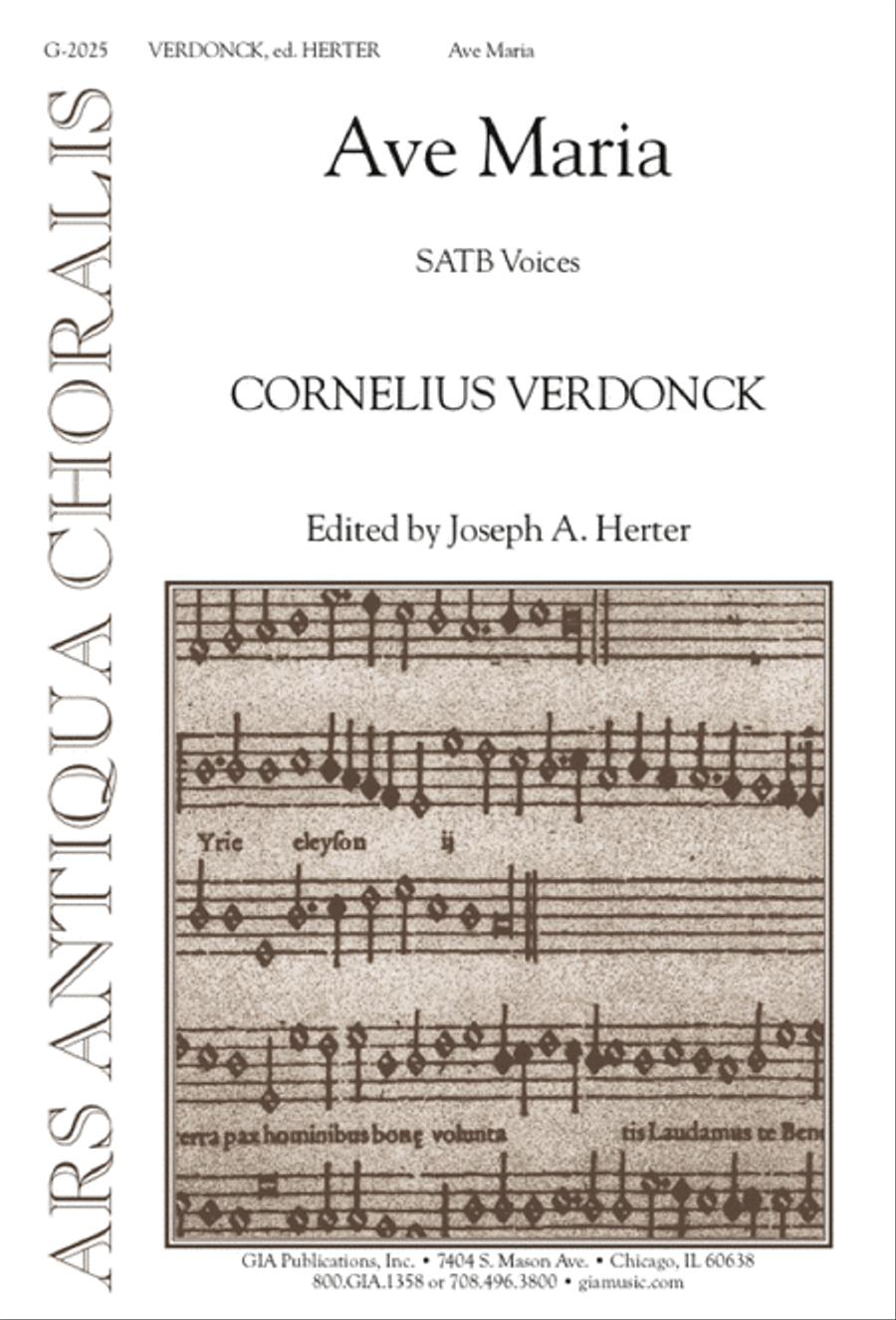 Ave Maria Ave Maria 4-Part scores gallery preview page 1