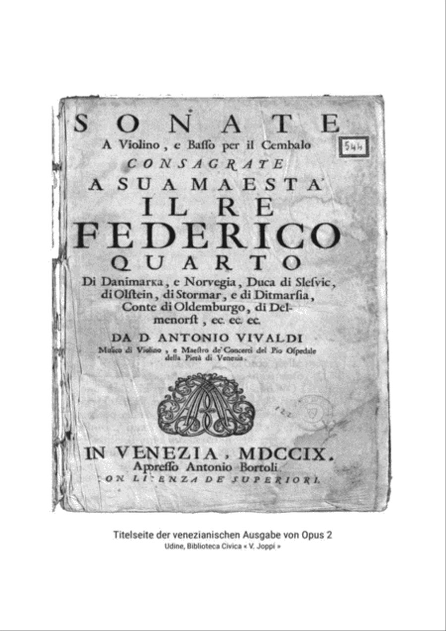 Vivaldi-Werkverzeichnis Collection / Songbook scores gallery preview page 2