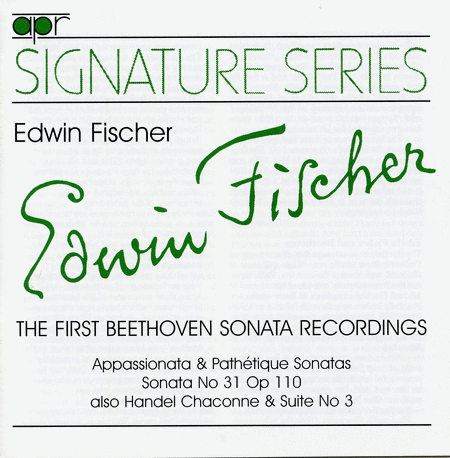 Fischer: 1st Beethoven Sonata