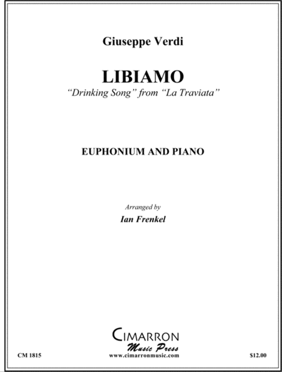 Libiamo Libiamo Euphonium scores gallery preview page 1
