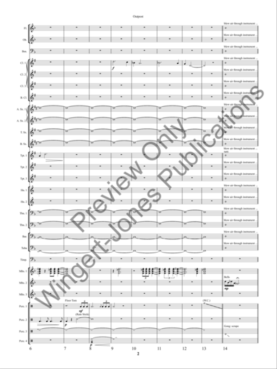 Outpost Concert Band scores gallery preview page 5