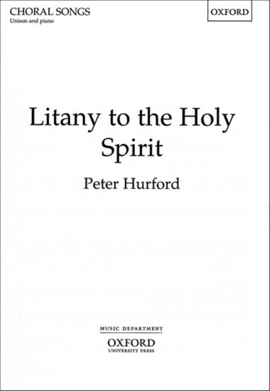 Litany to the Holy Spirit Unison Choir scores gallery preview page 1