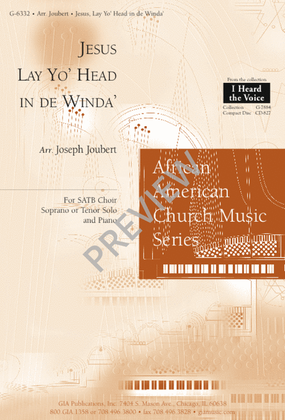 Book cover for Jesus, Lay Yo' Head in de Winda'