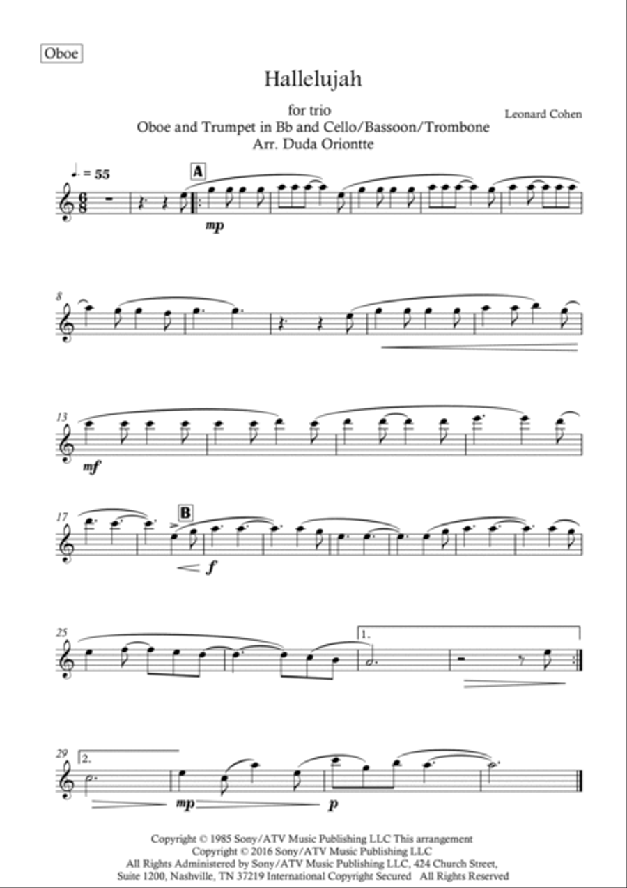 Hallelujah Hallelujah Small Ensemble scores gallery preview page 3