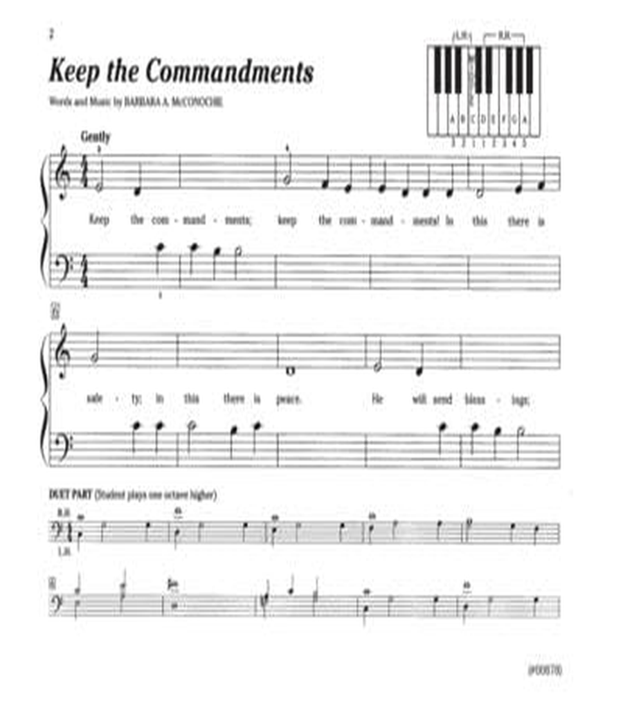 I Can Play Primary Songs - Book 1 - Primer Level Easy Piano scores gallery preview page 2