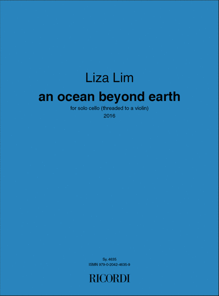 An ocean beyond earth Violin scores gallery preview page 1
