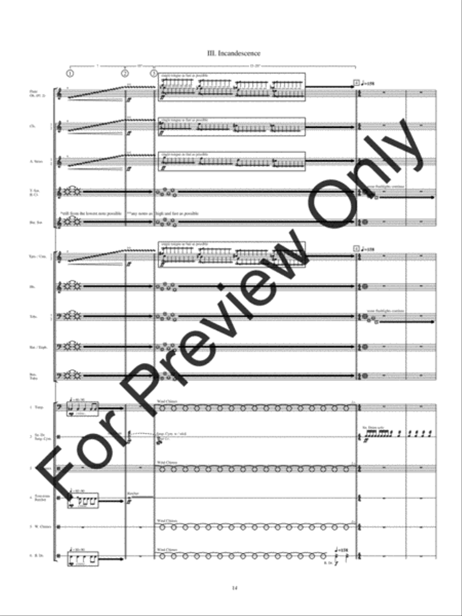 Electricity (Score) Concert Band scores gallery preview page 17