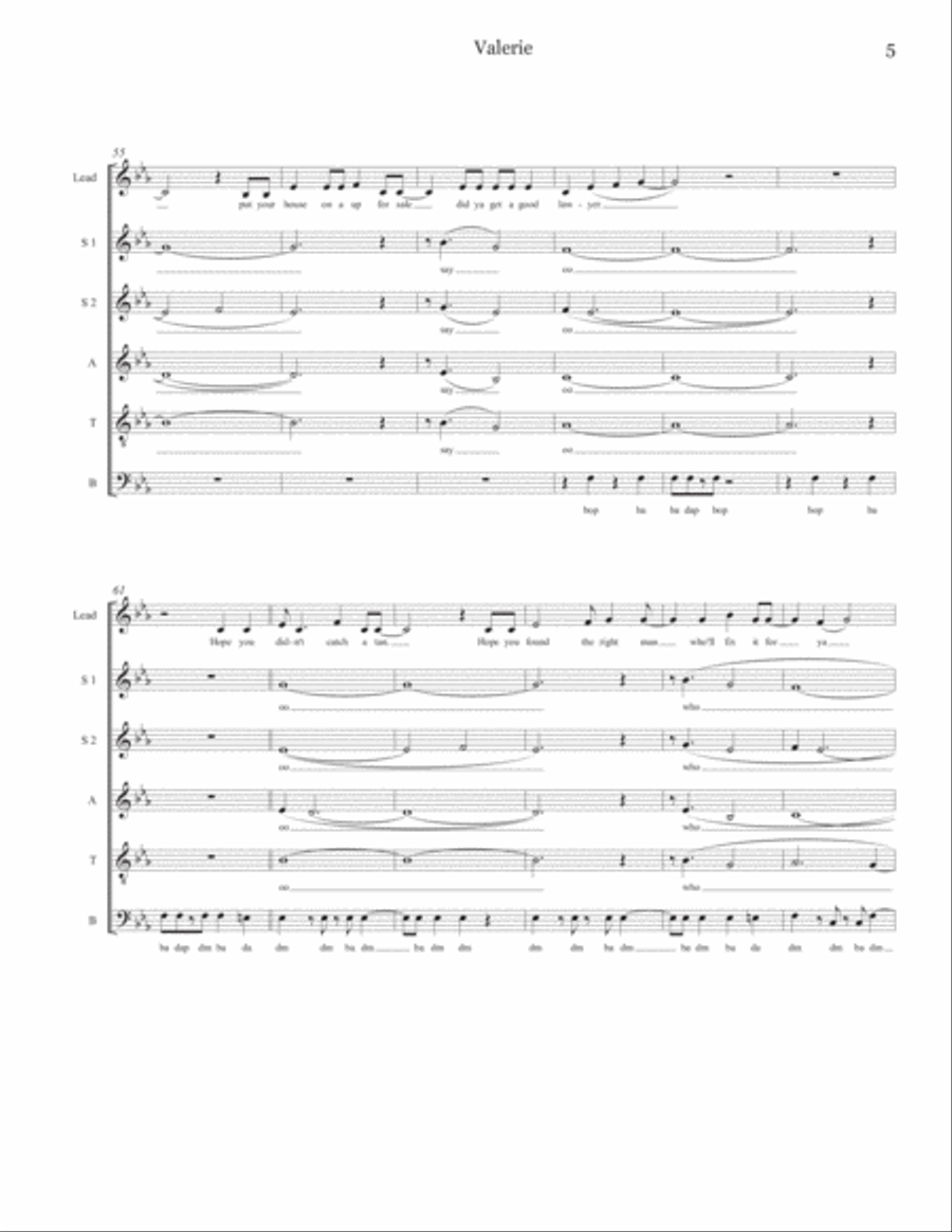 Valerie Valerie Divisi scores gallery preview page 5
