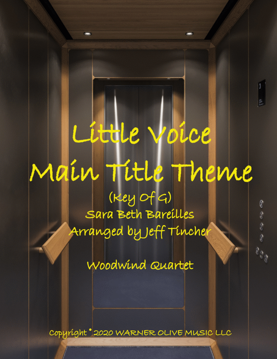 Little Voice - Main Title Theme Woodwind Quartet scores gallery preview page 1