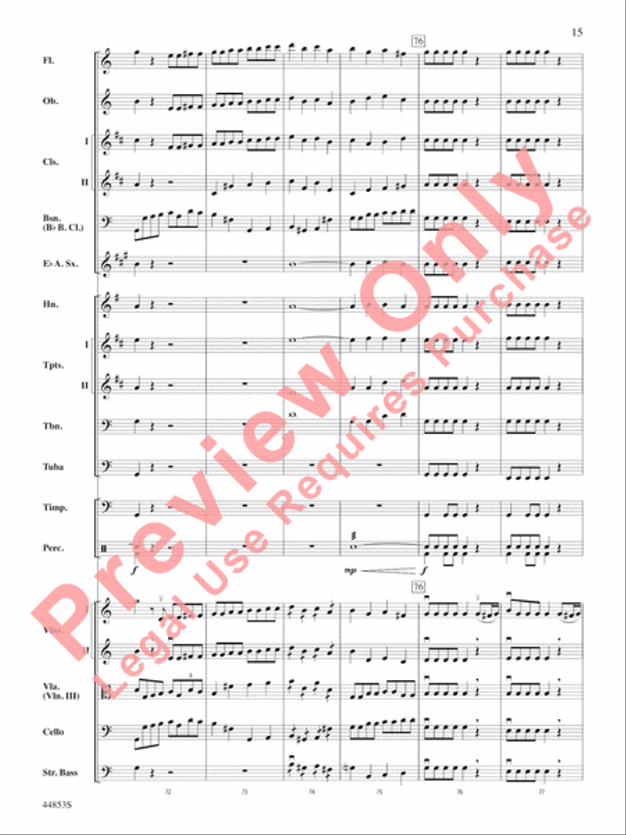Symphony No. 36, The Linz Full Orchestra scores gallery preview page 16
