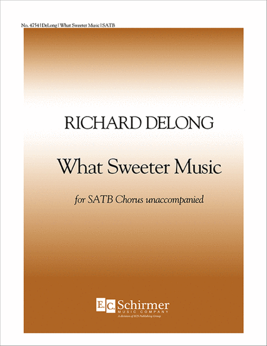 What Sweeter Music 4-Part scores gallery preview page 1